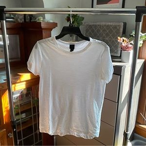 H&M - Short Sleeve Tee; White, XS